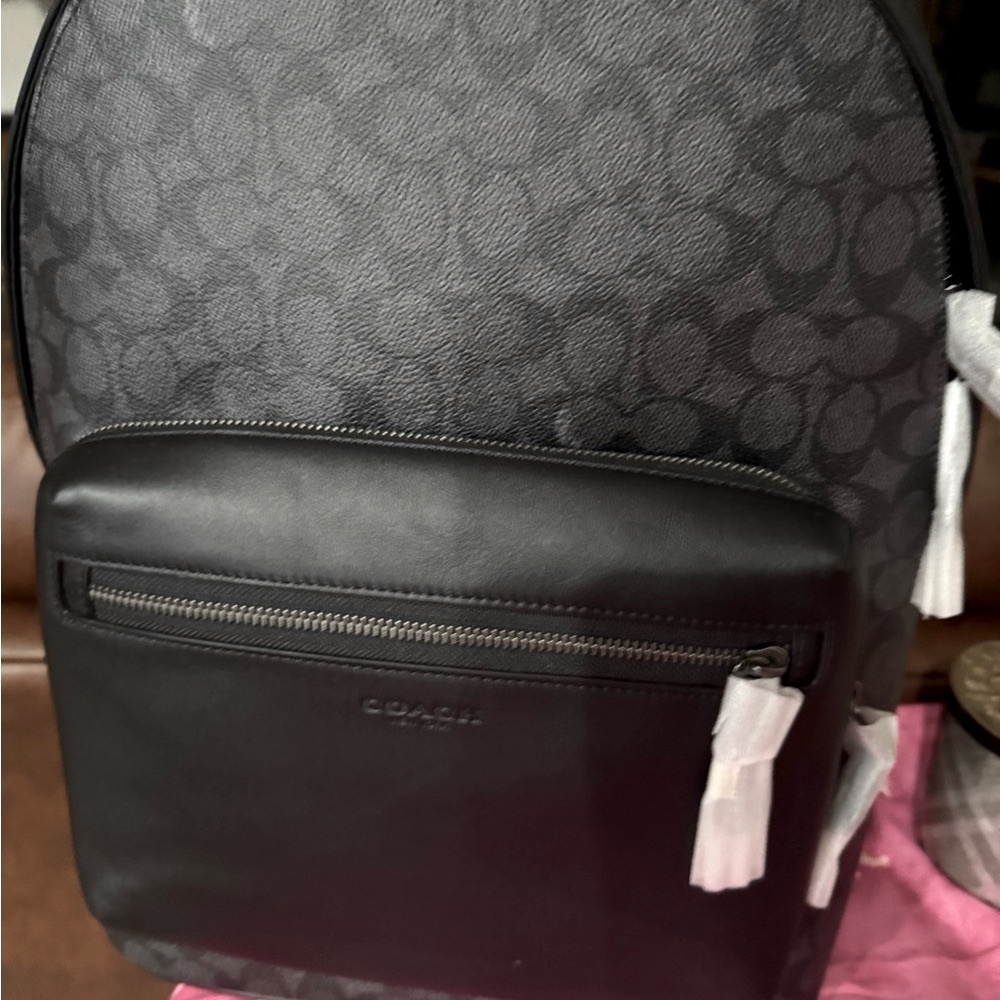 🆕Coach Black unisex Backpack - Picture 9 of 14